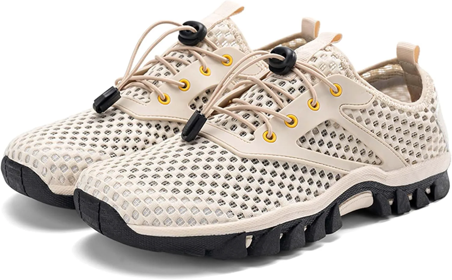 

Мужские водные туфли, легкие кеды для водных видов спорта, нескользящие походные туфли, уличные туфли для плавания, рыбалки, походов, серфинга, ходьбы по воде DUAGL, бежевый