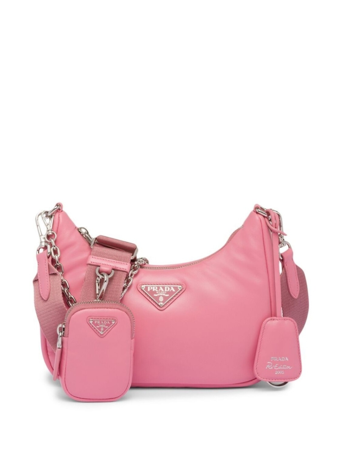 

Сумка на плечо Prada Re-Edition, розовый