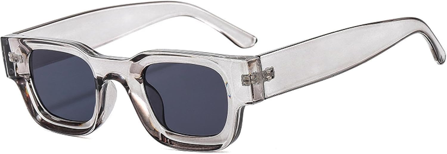 

Поляризованные солнцезащитные очки для женщин, модные ретро-очки, мужские классические винтажные черные панк-очки с защитой от УФ-излучения UV400 SZVVBKK, Grey Unpolarized