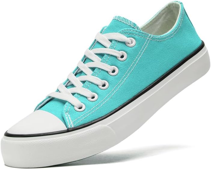 

Кеды Xraehni из холщовой ткани для женщин и мужчин, низкие, на шнурках, модные кроссовки, классические повседневные обувь для прогулок, удобные и дышащие, светло-зеленый