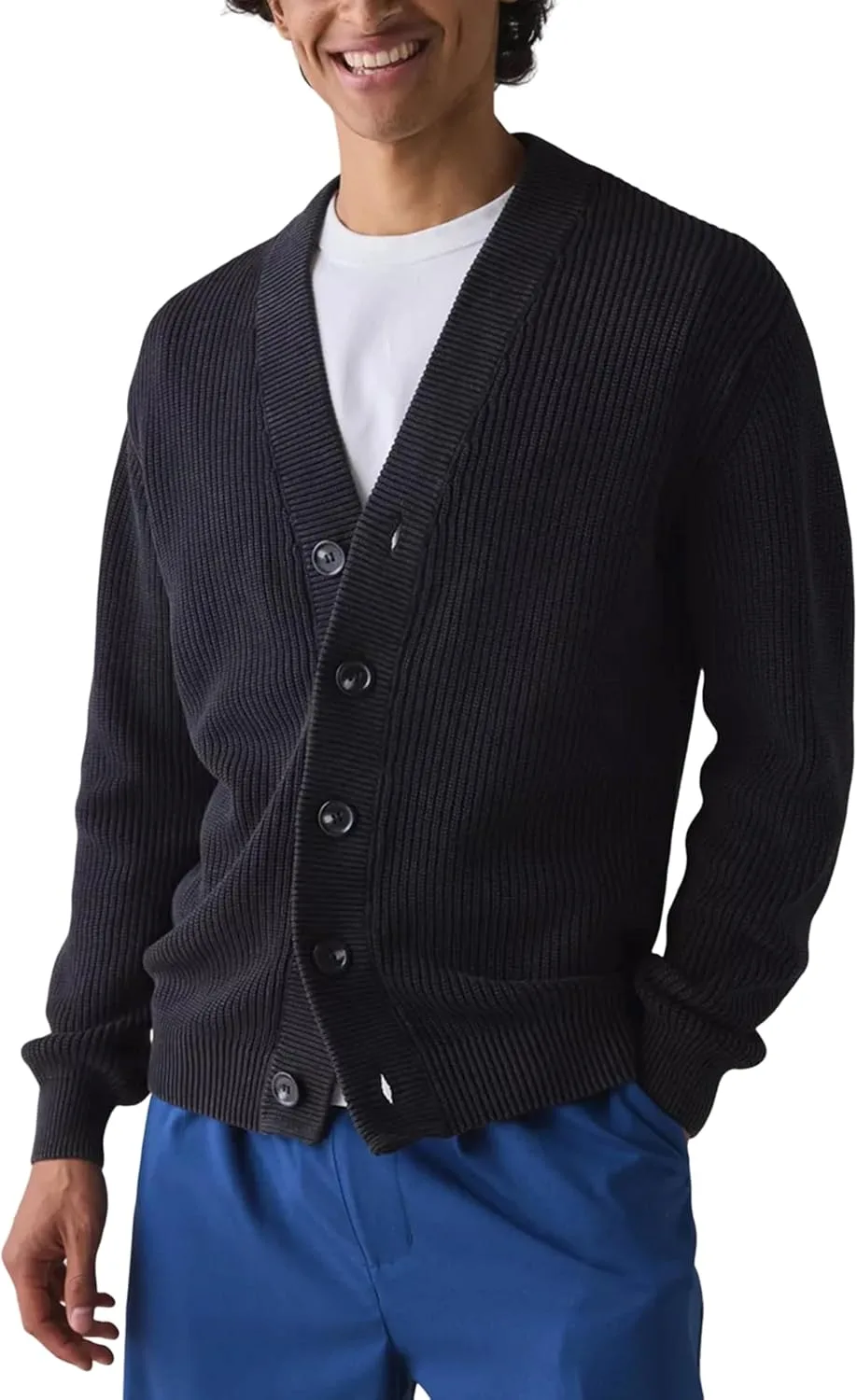 

Мужской кардиган Lentta с V-образным вырезом и длинными рукавами