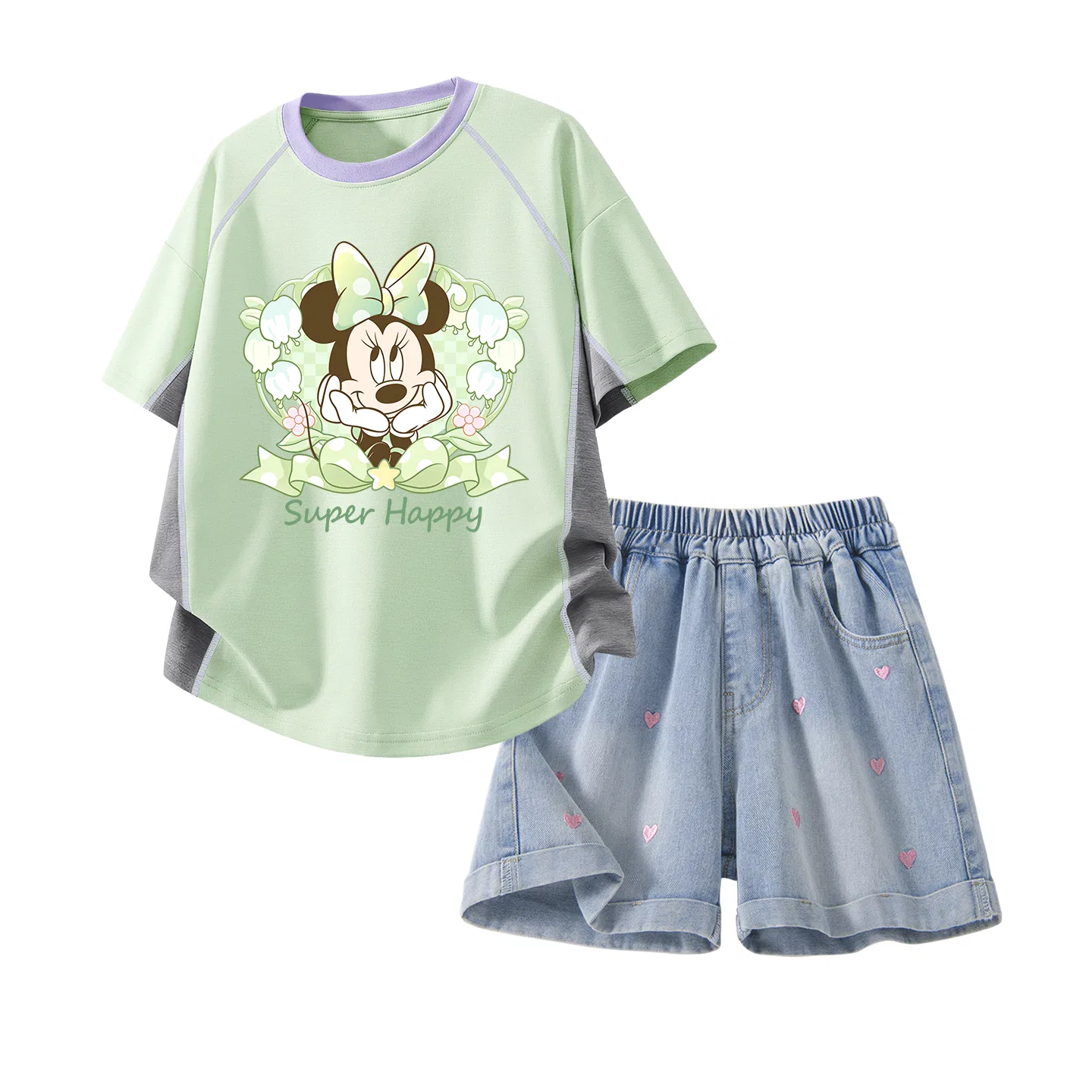 Детский спортивный костюм Disney Casual Sportswear 2 Pack, зеленый и темно-синий