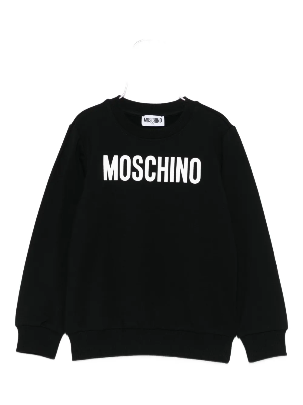 

Толстовка с логотипом Moschino Kids, черный