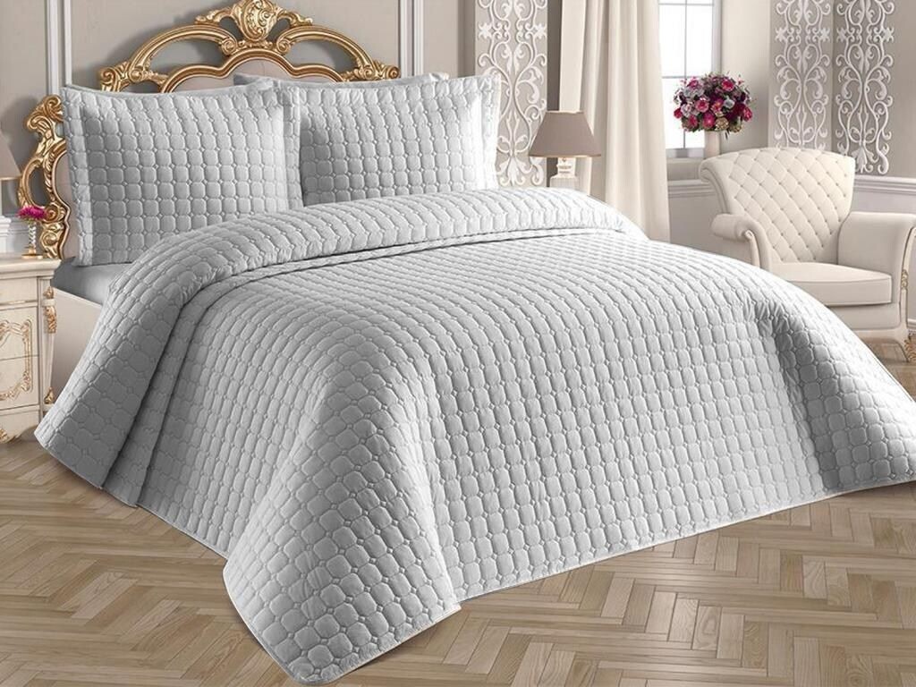 

L'Essentiel Linge de Maison, Estiva - Grey, Комплект двуспального покрывала, серый, 100 % ХЛОПОК, 250 x 260 см