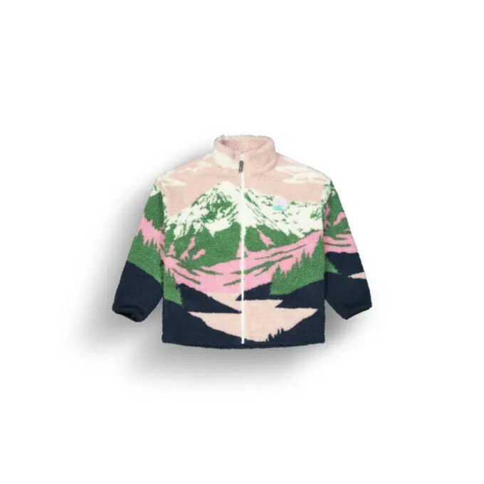 

Женская флисовая куртка на молнии, рисунок NYSS - Облачный пейзаж