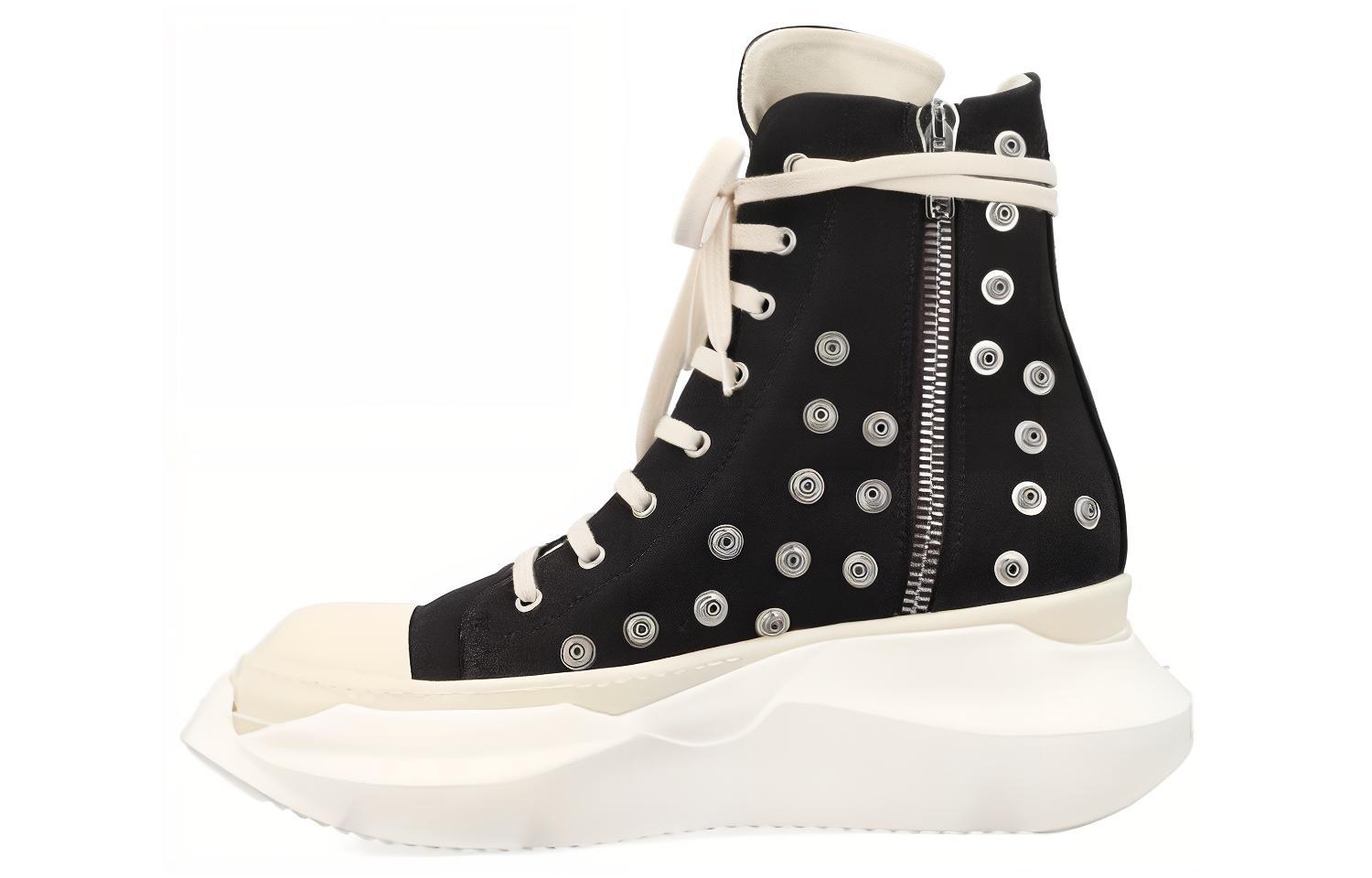 

Кеды Luxor Abstract High-top Sneakers Rick Owens DRKSHDW, черный/белый