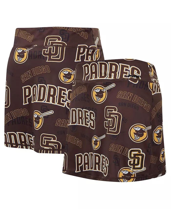 

Женская коричневая юбка San Diego Padres Toss Logo Lux Pro Standard