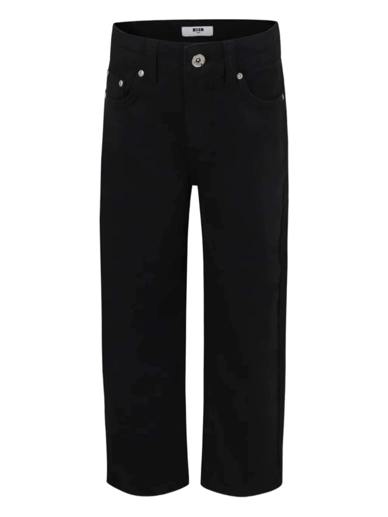 

Детские джинсы MSGM с пятью карманами MSGM Kids, черный