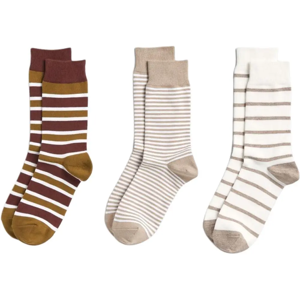 

Носки Crew для женщин, набор из 3 пар UNIQLO, 3 pack (темно-бежевый)