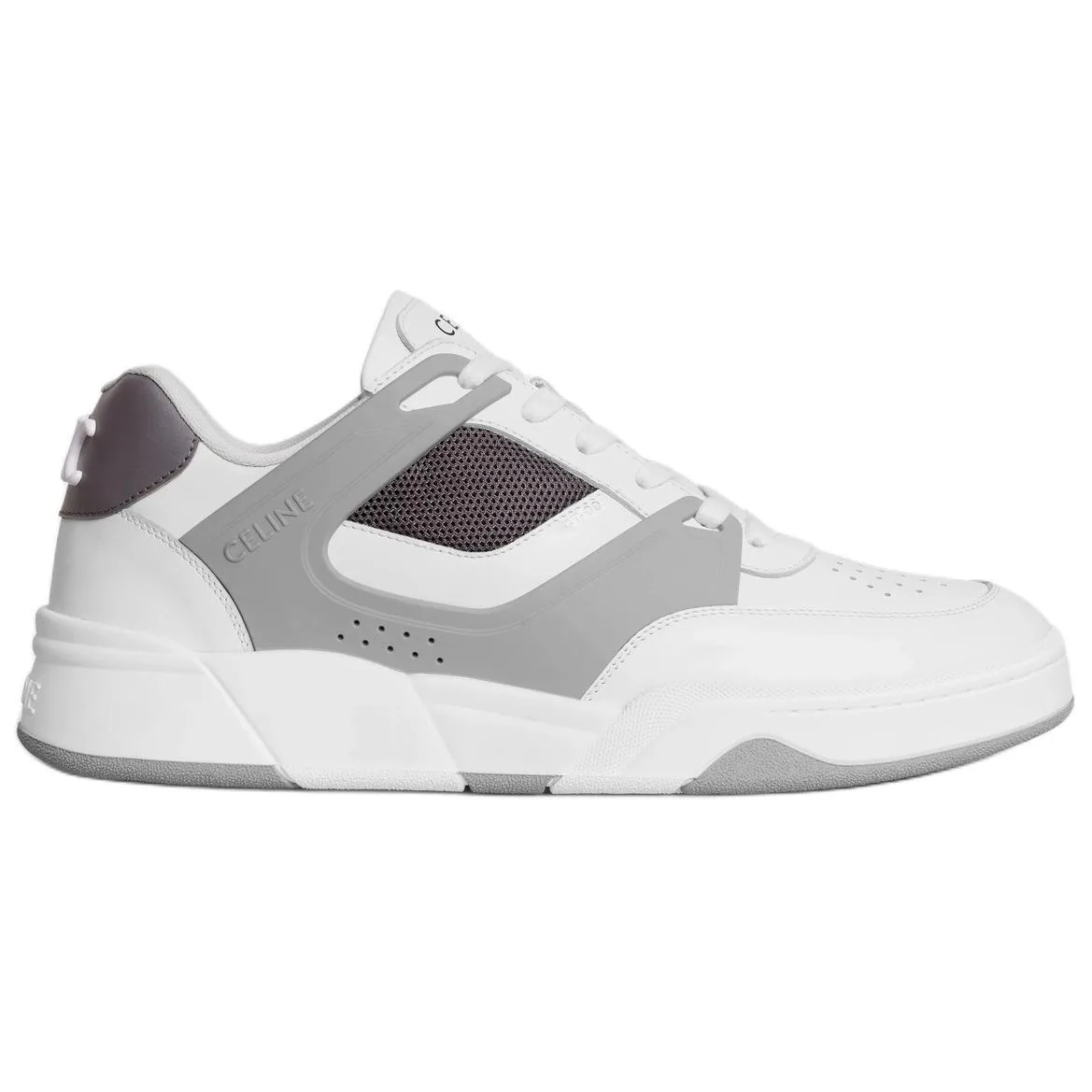 CELINE Trainer CT 09 Cow Leather Low top Skateboard Shoes мужские серые — фото 3