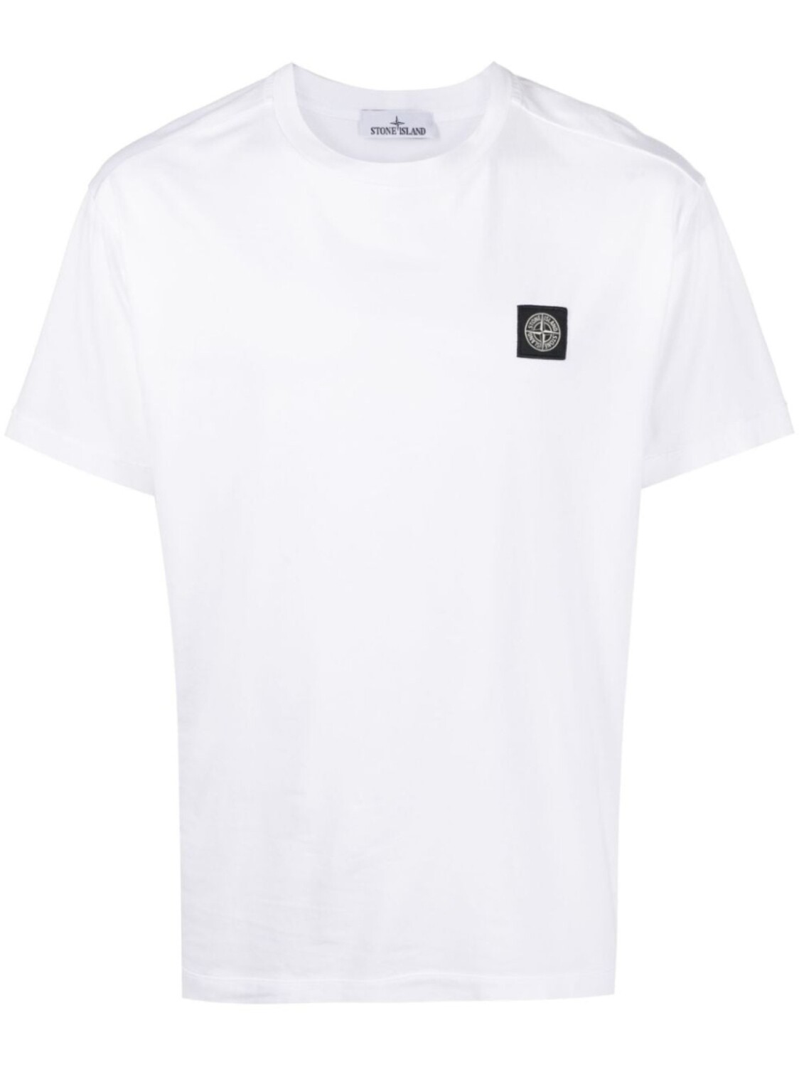

Stone Island футболка с нашивкой Compass, белый