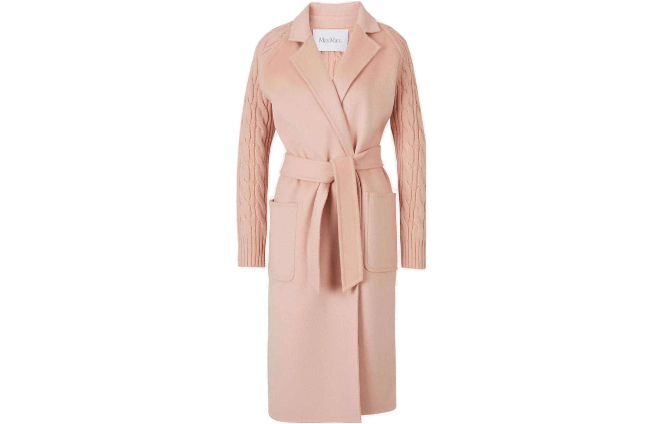 

MaxMara Розовое женское пальто, Pink
