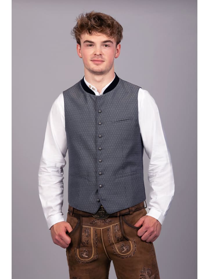 

Edelnice Традиционный жилет Fritz Blau синего цвета