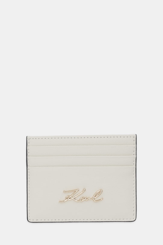 

Кожаный чехол для карт K/SIGNATURE Karl Lagerfeld, белый