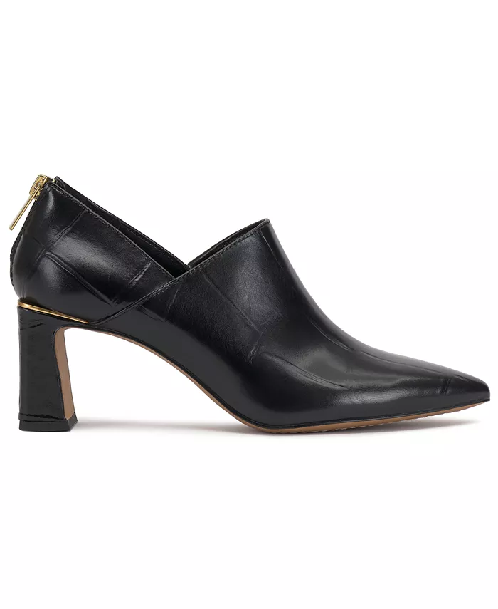 Женские ботильоны Haiden с острым носом и квадратным каблуком Vince Camuto, черный — фото 2