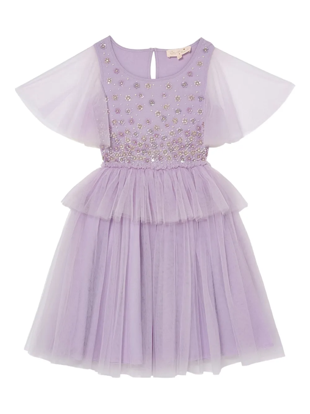 

Многоярусное платье с декором Orchid Radiance Tutu Du Monde, фиолетовый