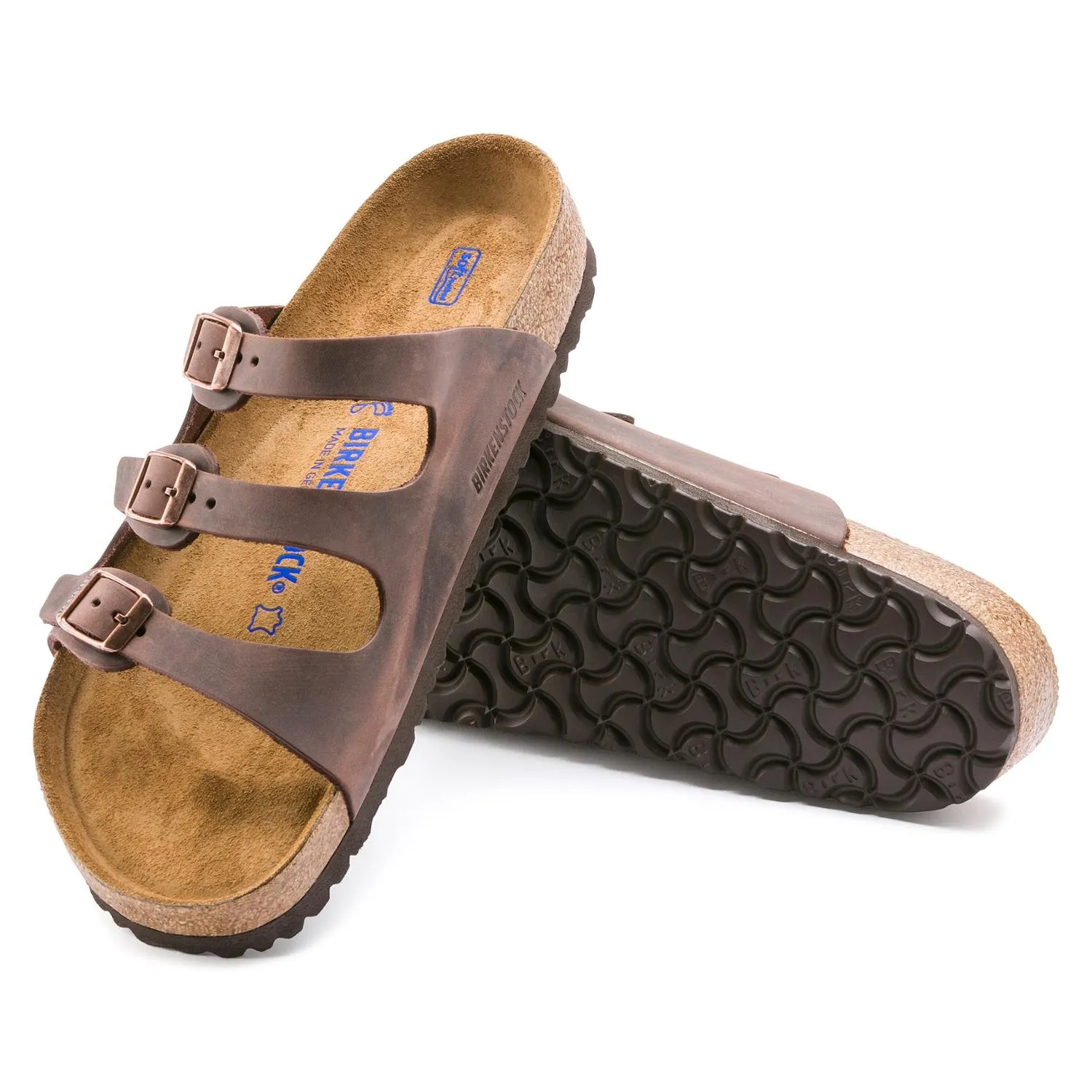 Сандалии с мягкой подошвой Florida - Женские Birkenstock, Habana Oiled Leather — фото 3