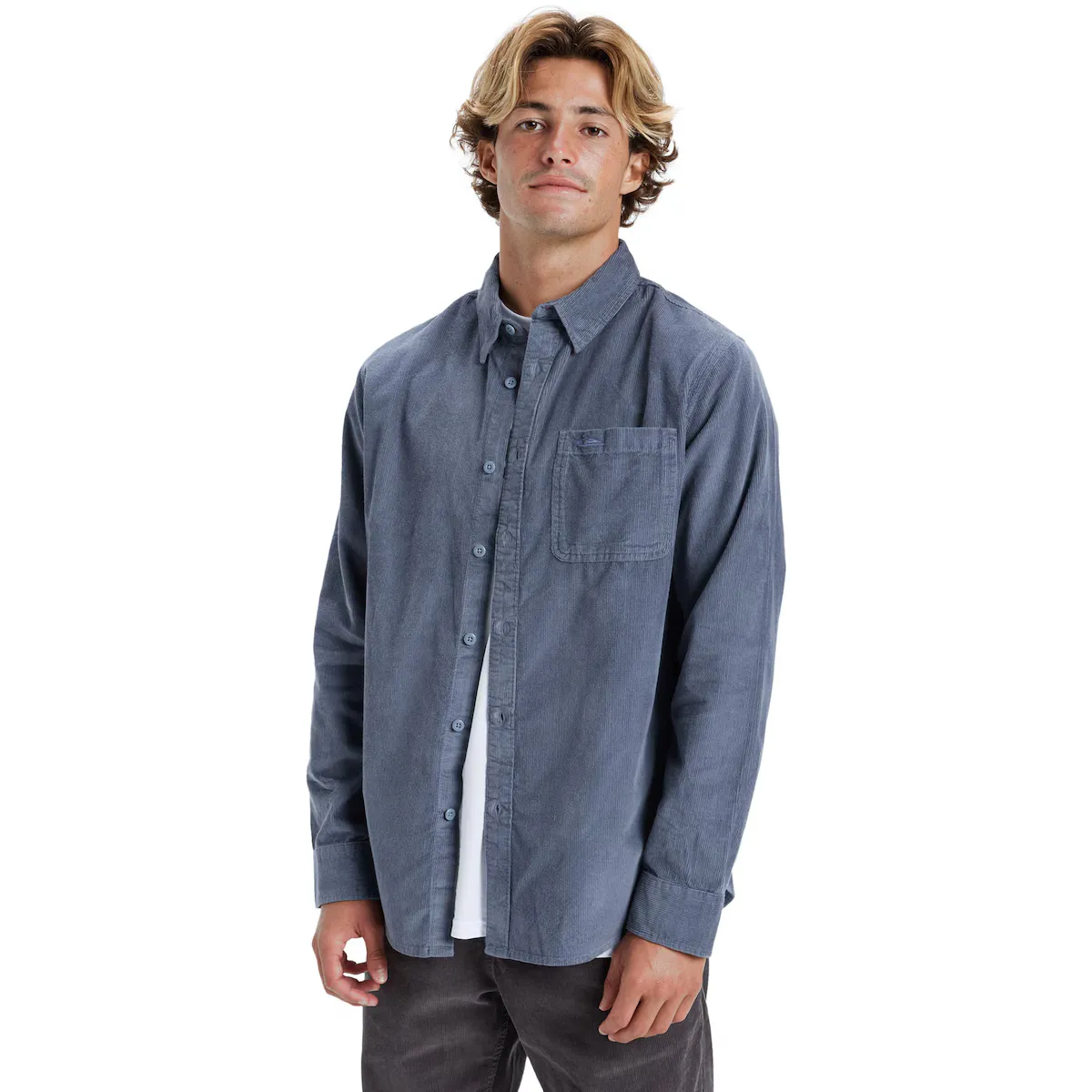 

Мужская рубашка Smoke Trail Quiksilver, серый