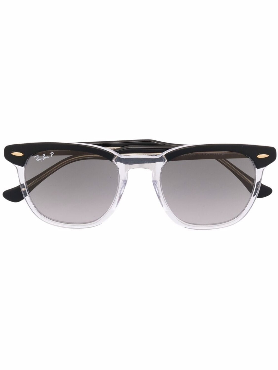 

Ray-Ban солнцезащитные очки в полуободковой оправе, черный