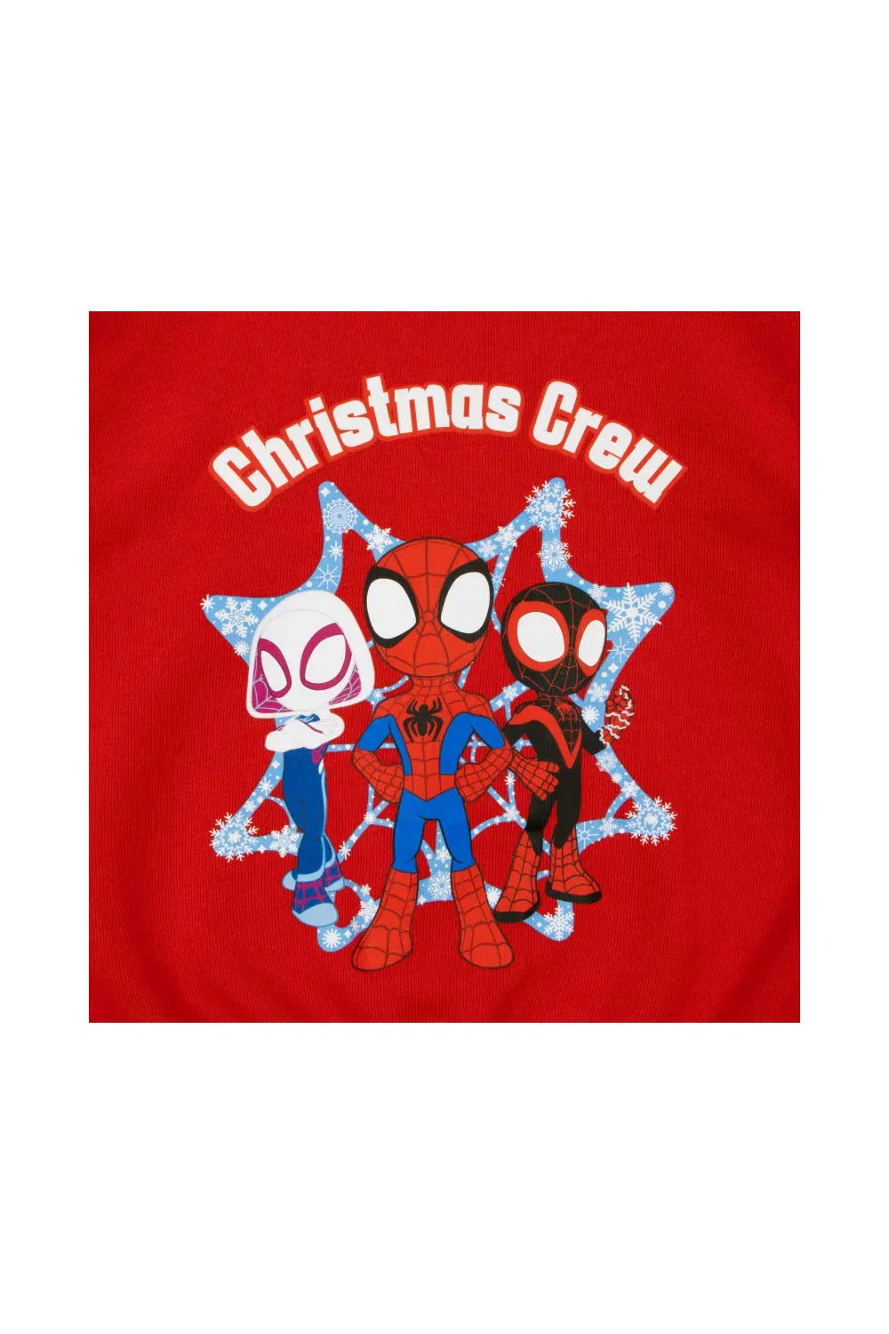 Детский джемпер Spiderman Christmas Crew Marvel, красный — фото 3