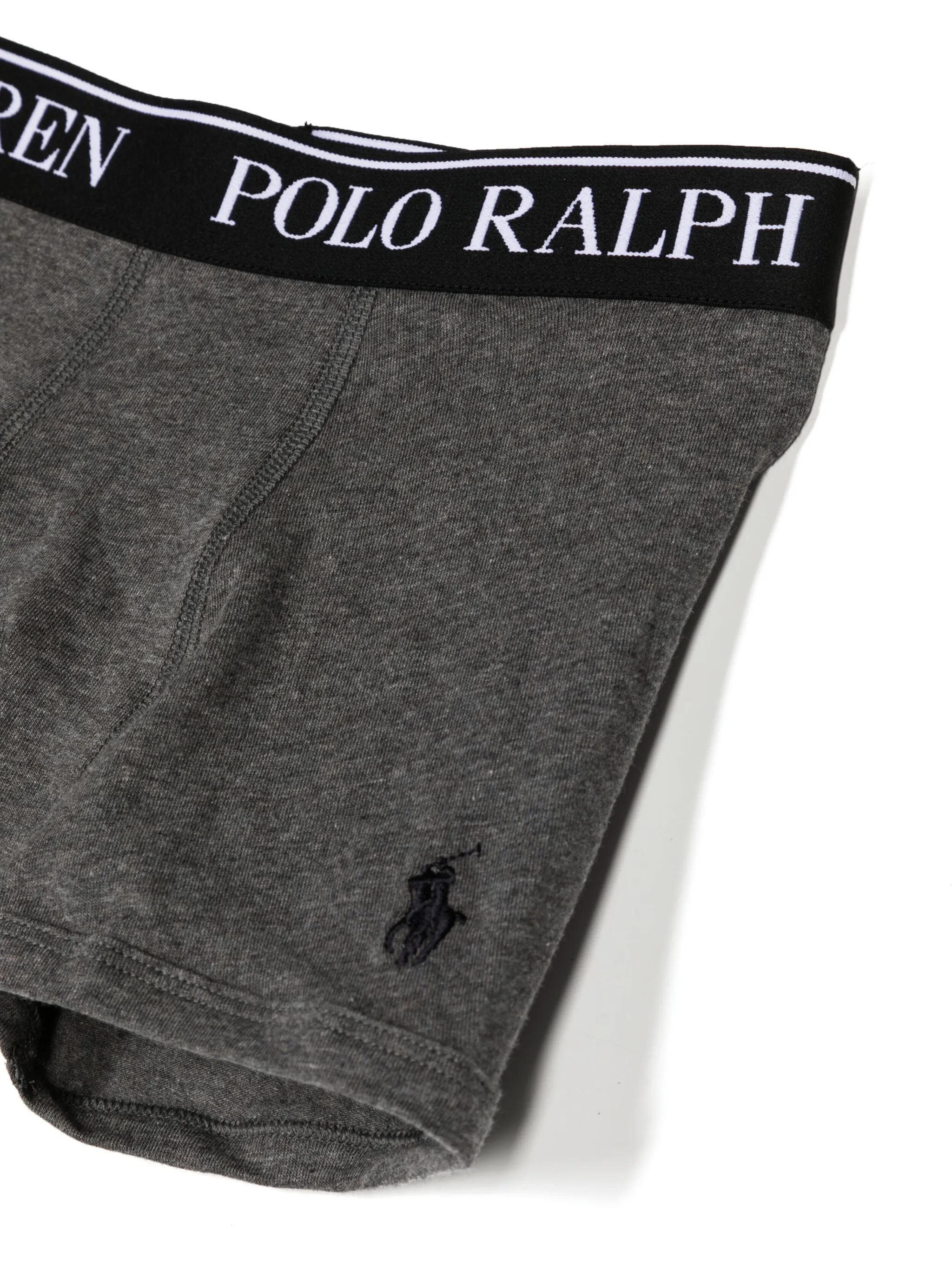Комплект из пяти боксеров с логотипом Polo Ralph Lauren Kids, черный — фото 3