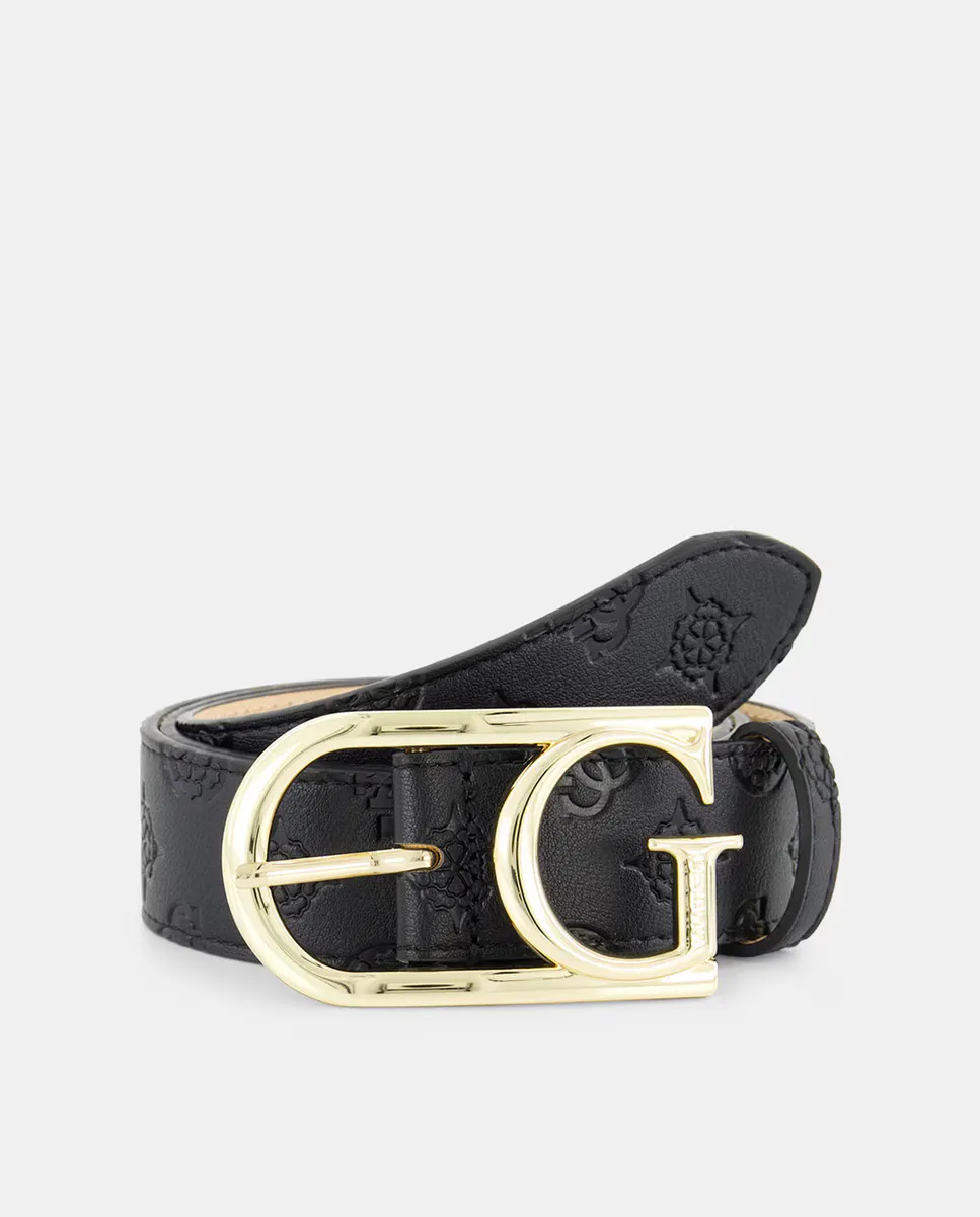 

Регулируемый женский ремень с пряжкой G Guess, черный