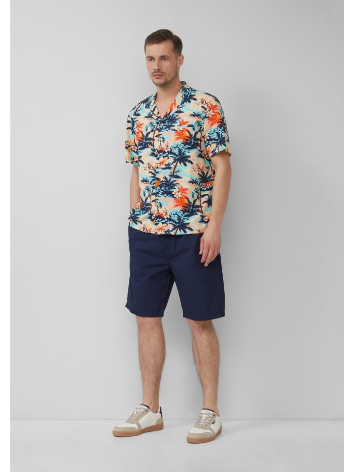 

Тканевые шорты s.Oliver, синий