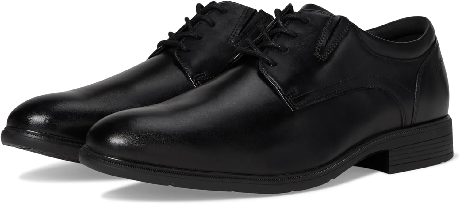 Мужские оксфорды на шнуровке Clarks Steadwell, черный