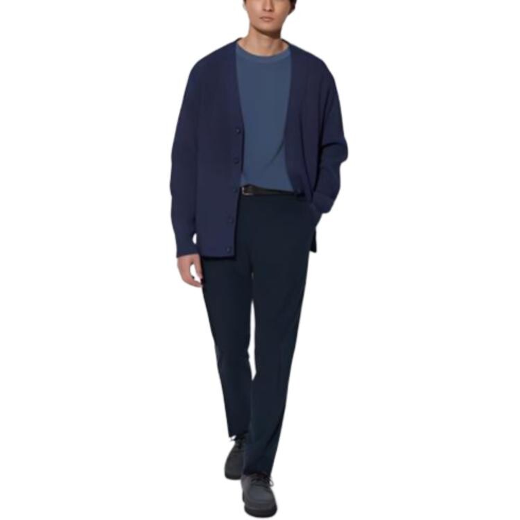 

Повседневные брюки мужские Deep Ocean Blue Uniqlo, синий