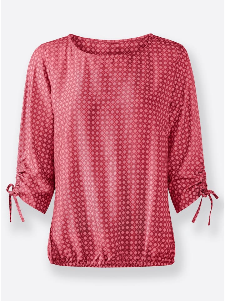 

Блузка без застежки с принтом красного фламинго WITT WEIDEN