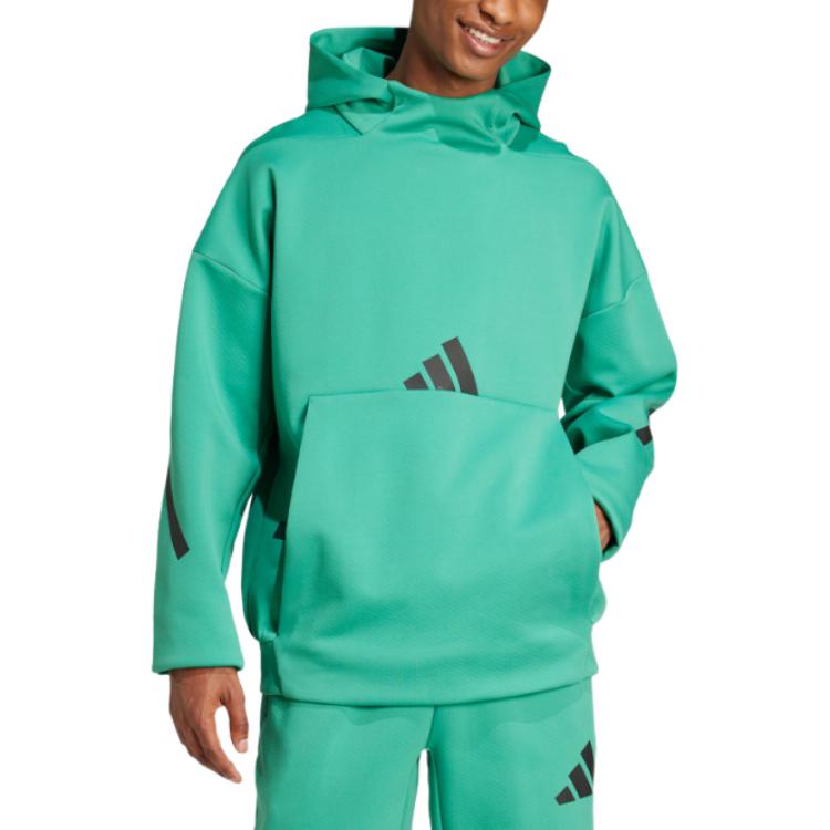 Z.N.E. True Healing Collection FW24 Спортивный Свитшот Мужской Светлый Луговой Зеленый Adidas — фото 3