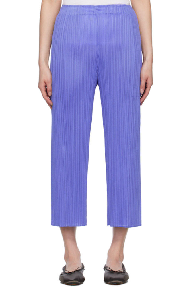 

Синие брюки Monthly Colors March PLEATS PLEASE ISSEY MIYAKE