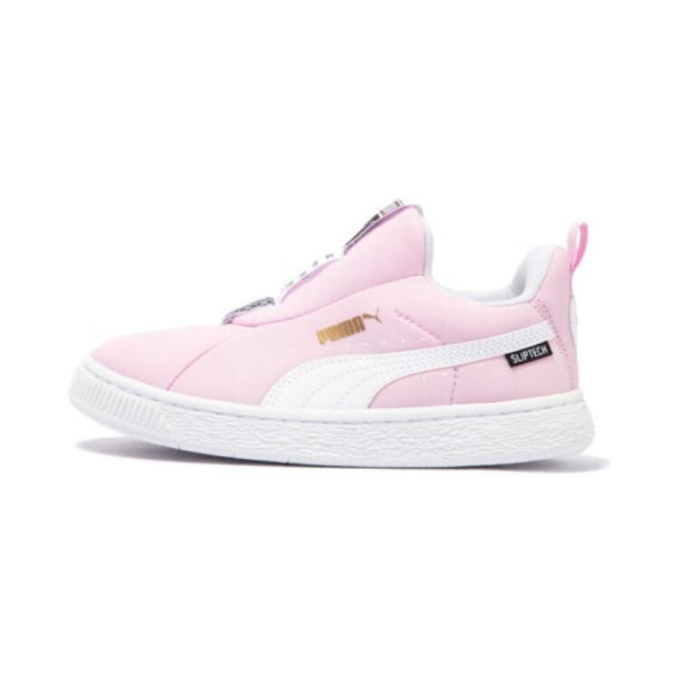 

Замшевые детские кроссовки для скейтбординга PS Low-top розовые Puma, розовый