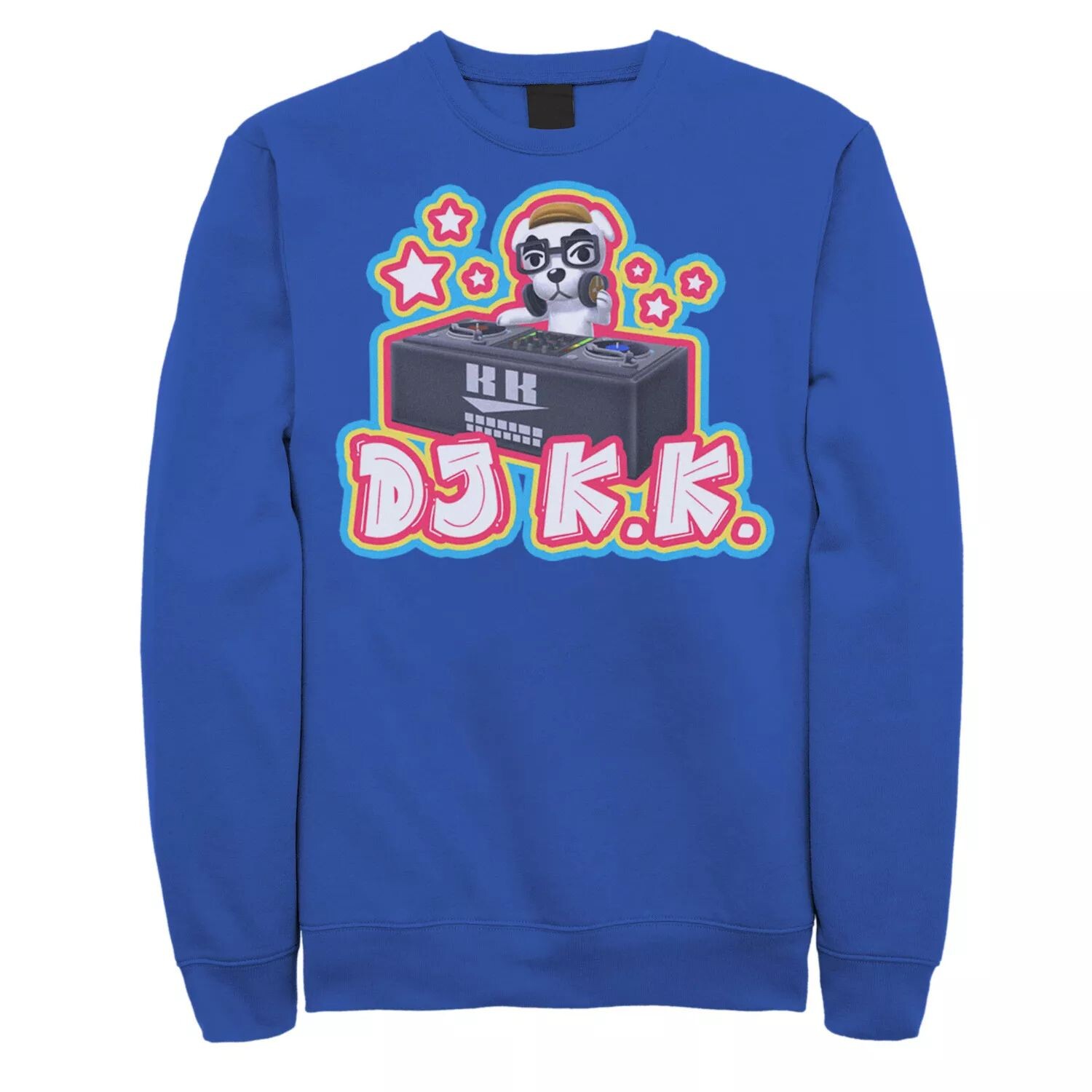 

Мужской свитшот с портретом Animal Crossing DJ KK Licensed Character