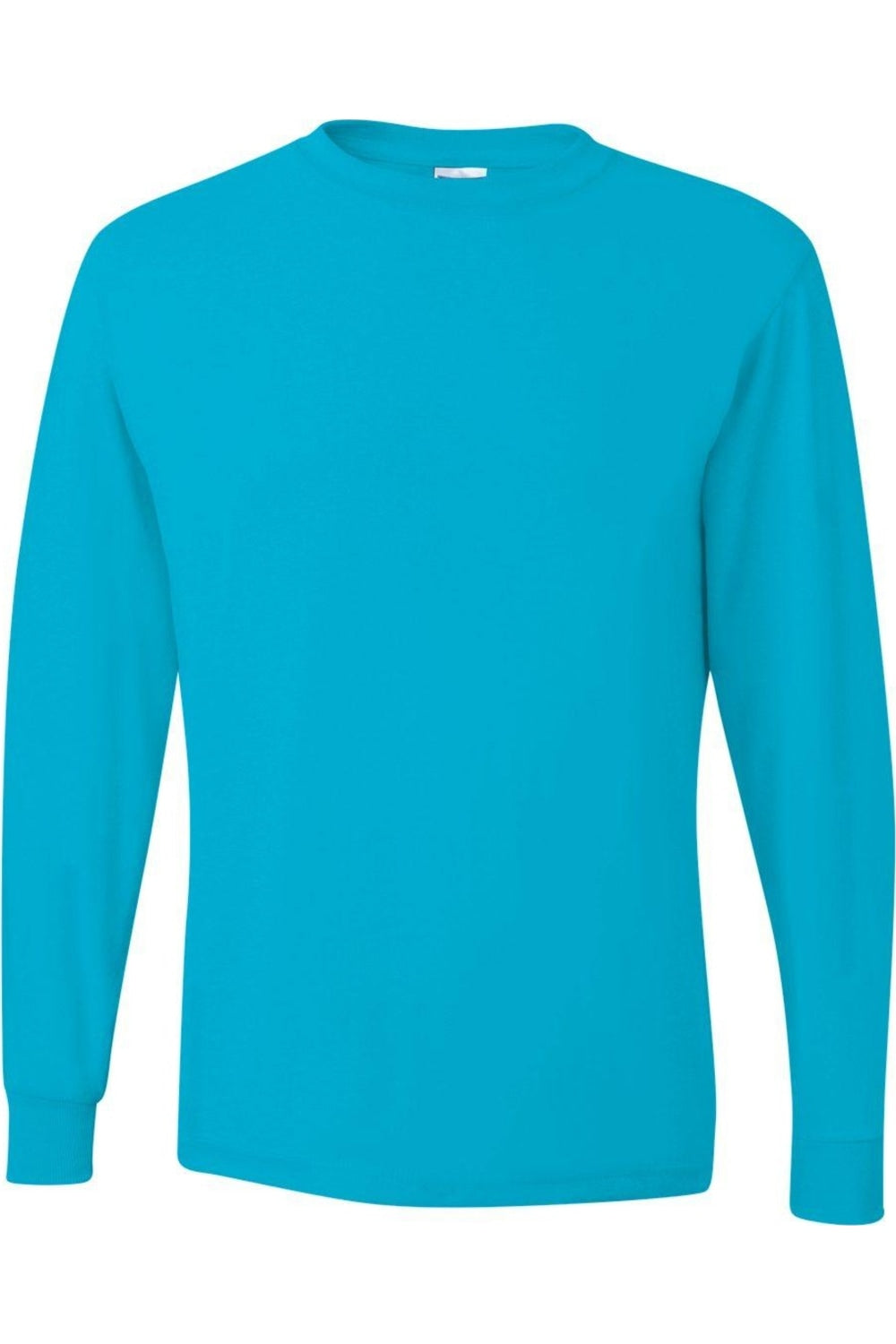 

Футболка JERZEES Dri-Power с длинным рукавом 50/50, цвет california blue