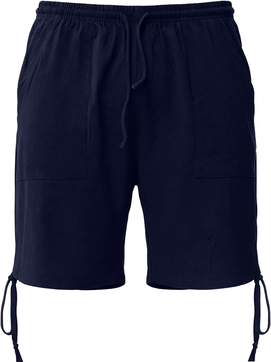 Шорты Active Cotton Linen с карго-карманами, Navy — фото 3