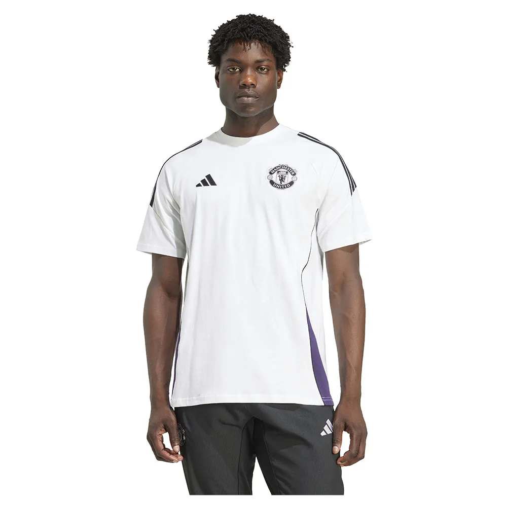 

Футболка с коротким рукавом adidas Manchester United Tiro 25 Competition Cotton, белый