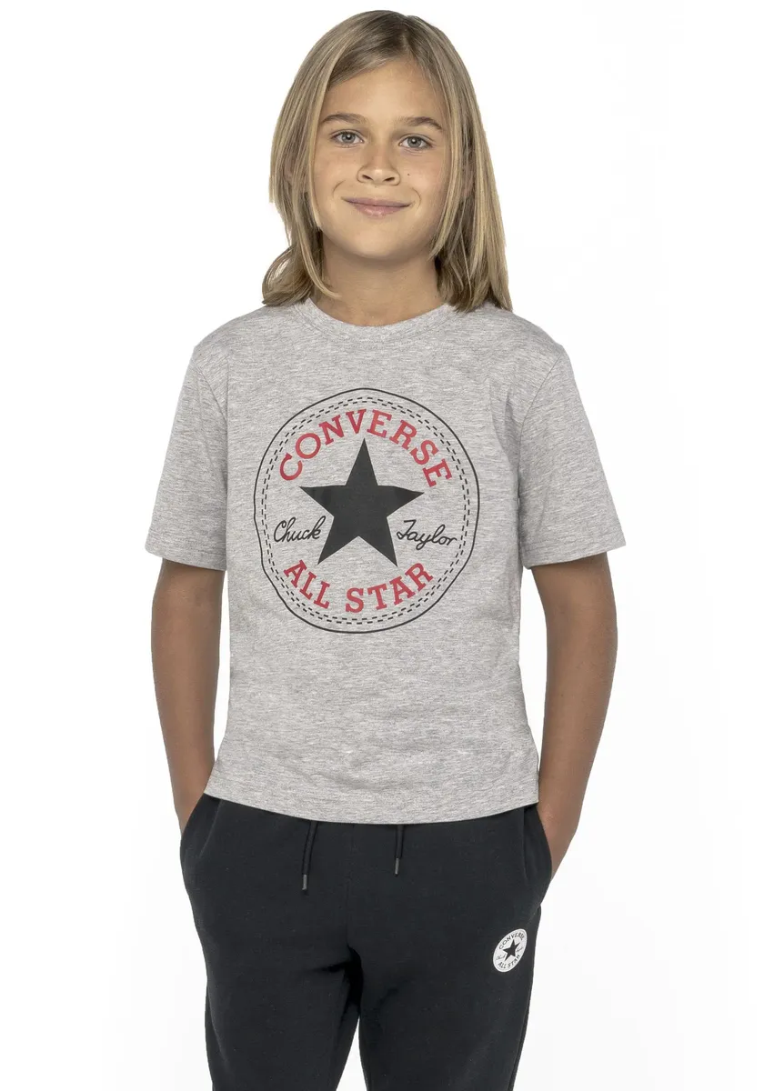 

Рубашка Converse с короткими рукавами "детская", цвет Dark Grey Heat