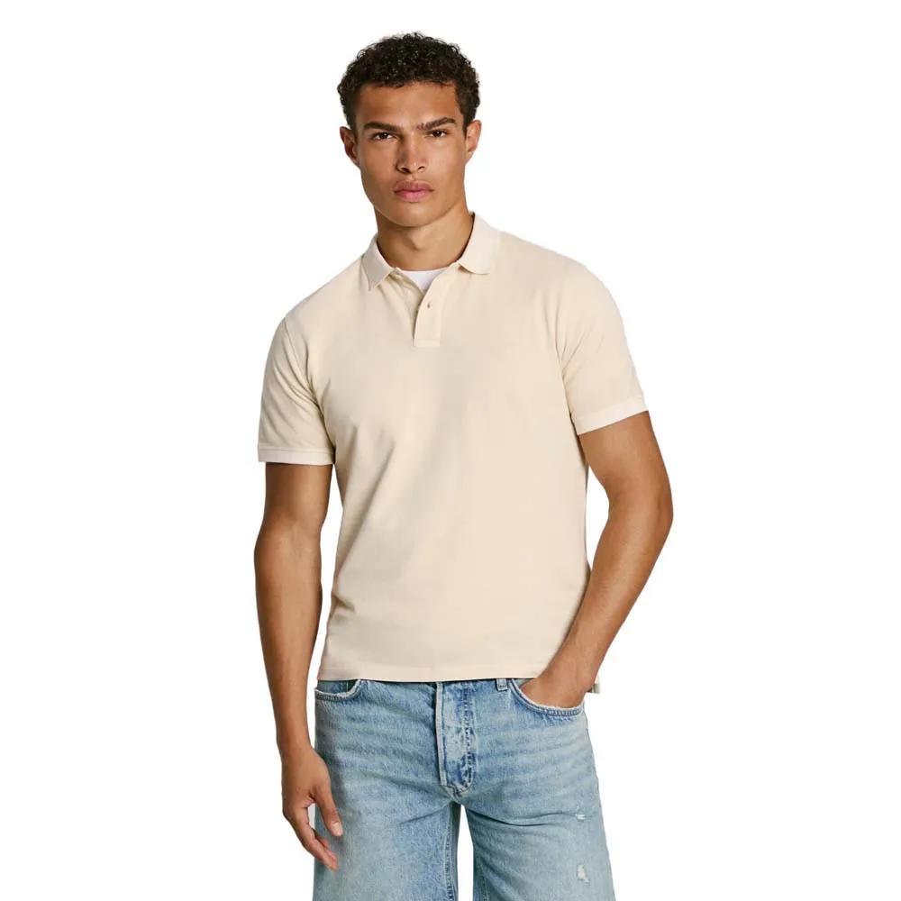 

Поло с коротким рукавом Pepe Jeans New Oliver Gd, бежевый