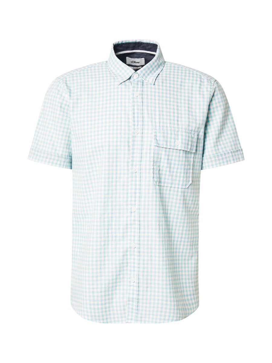 

Рубашка на пуговицах классического кроя s.Oliver, Green