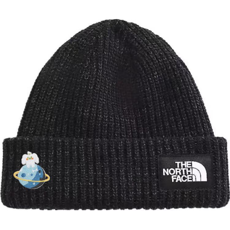 

THE NORTH FACE Полиэстеровая шапка унисекс черная, One Size Black Logo