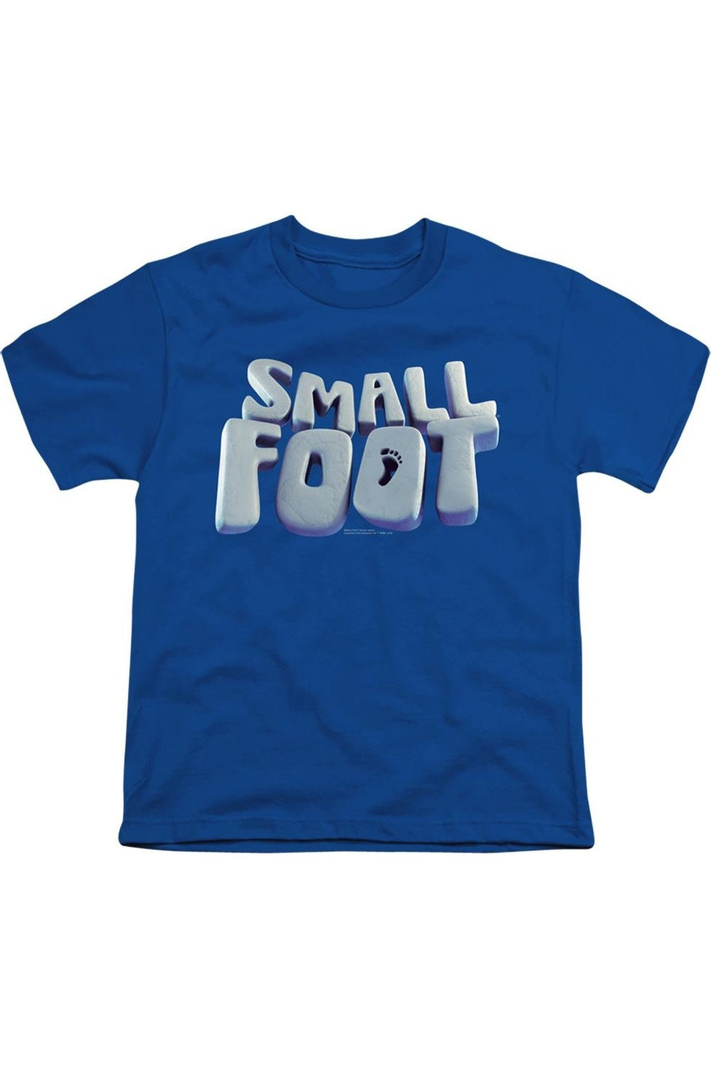 

Футболка с коротким рукавом Smallfoot для детей с логотипом Gildan, синий