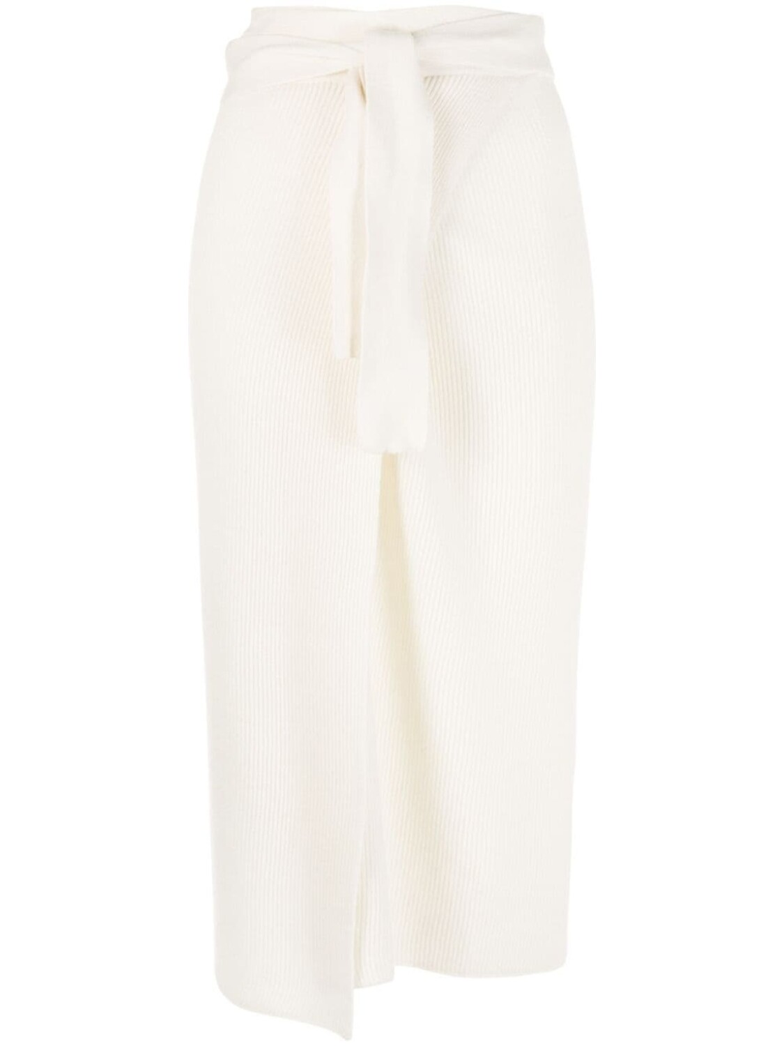 

Юбка в рубчик с запахом Cashmere In Love, белый