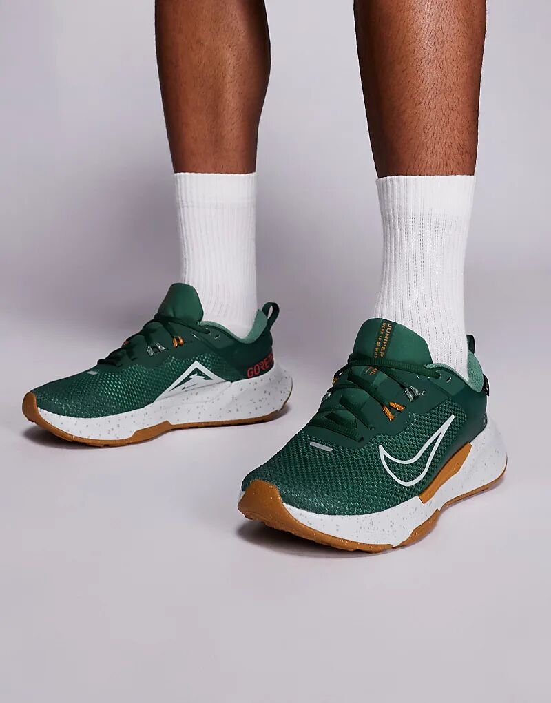 

Кроссовки Nike Running Juniper Trail 2 Gore-TEX зеленого цвета
