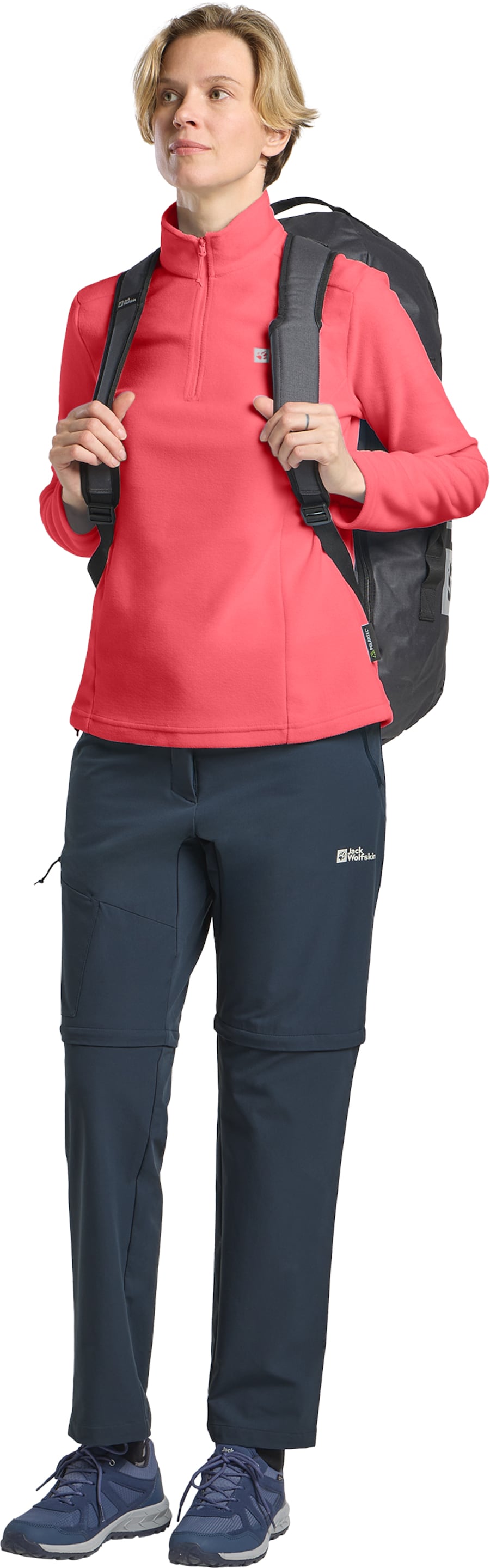 

Спортивный свитер JACK WOLFSKIN Taunus, розовый