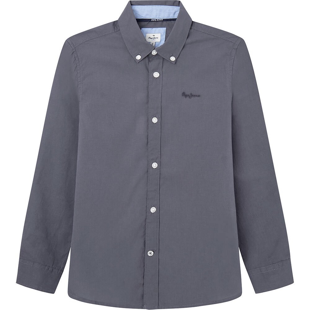 

Рубашка с длинным рукавом Pepe Jeans Drake, серый