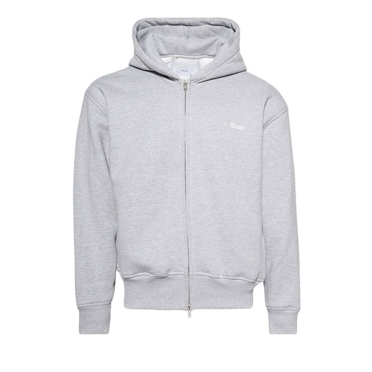 

Худи Rhude Classique Full-Zip Hoodie, Heather Grey