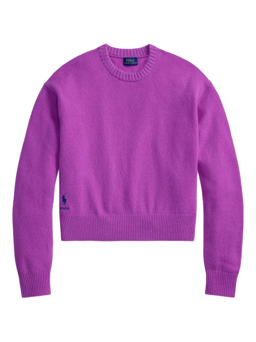 

Свитер с вышивкой Polo Pony POLO RALPH LAUREN, фиолетовый