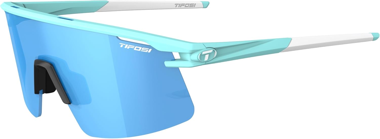 

Солнцезащитные очки для велоспорта Tifosi Moab Lite - идеально подходят для езды на велосипеде, бега, бейсбола и пиклбола - ударопрочные поликарбонатные линзы, Glacier Blue (Clarion Blue, Ac Red, Clear)