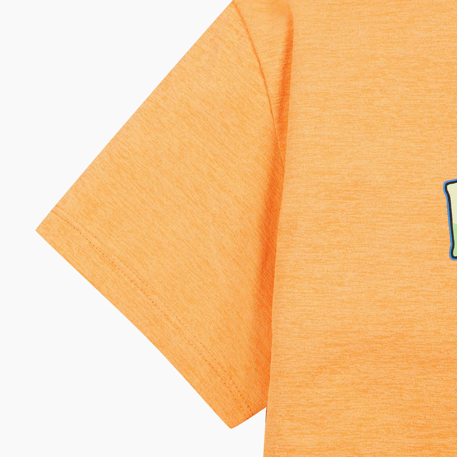 Детская оранжевая функциональная футболка с графическим принтом от Benetton Kids — фото 4